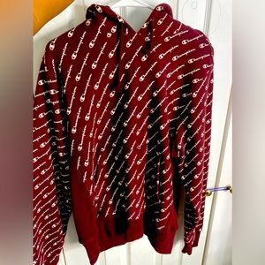 Woman’s burgundy champion sweater